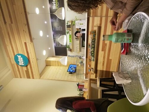 inside. at Living Food in Montevideo