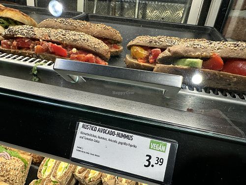 vegan sandwich  at backWERK - Hauptbahnhof in Dusseldorf