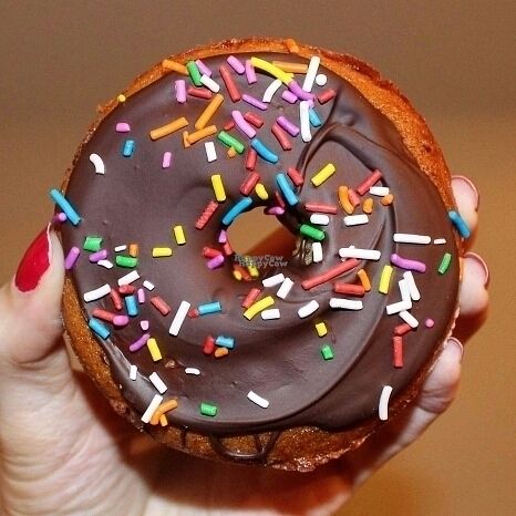 vegan donut at Little Jo Berry's in Ottawa