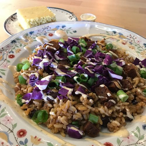 Delicious Jambalaya! at Krimsey's Cajun Kitchen in North Hollywood