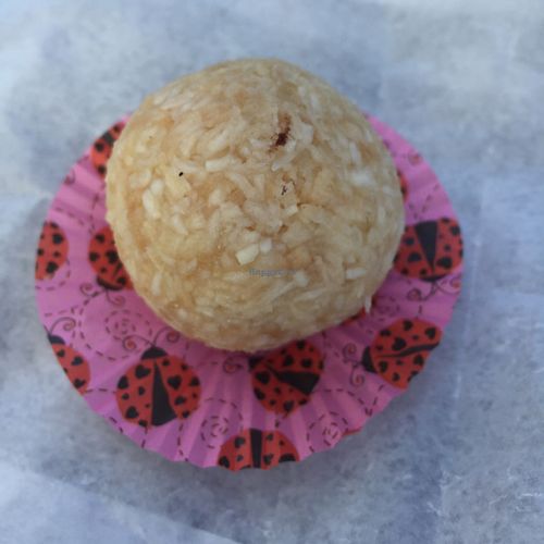 vegan coconut almond balls  at BaKED Food Cafe in New Glasgow