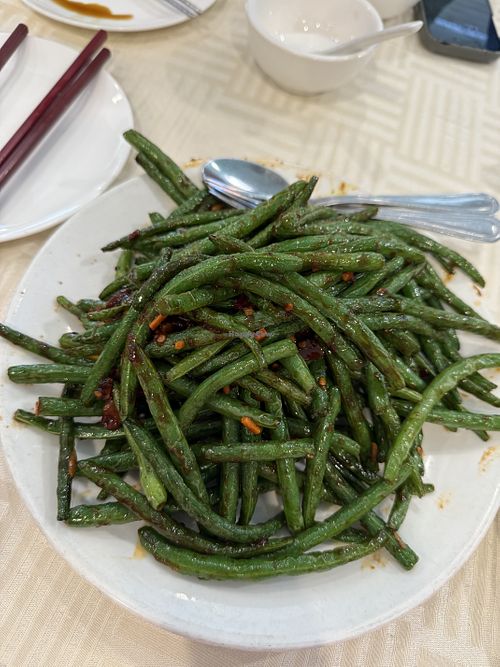 Spicy Green Beans  at Sun Bo Kong Vegetarian in Vancouver