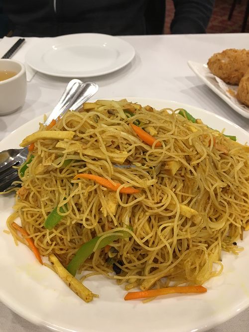 Curry noodles  at Sun Bo Kong Vegetarian in Vancouver