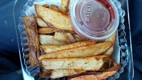 Country Fries at Sistah's Vegan in Eureka