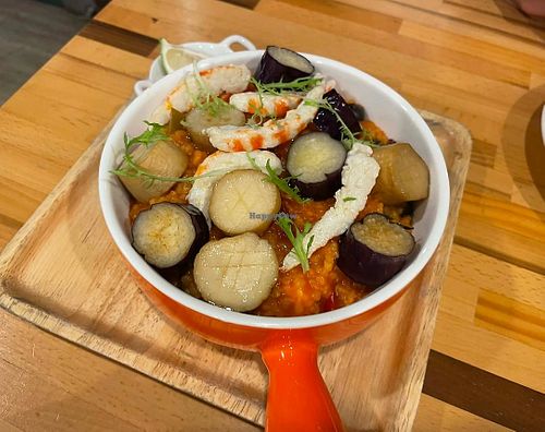 seafood risotto at Le Jardin du Petit Prince in Taichung