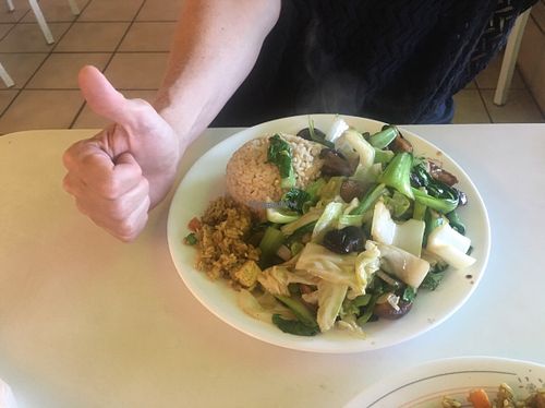 yummy! at Loving Hut in Fresno