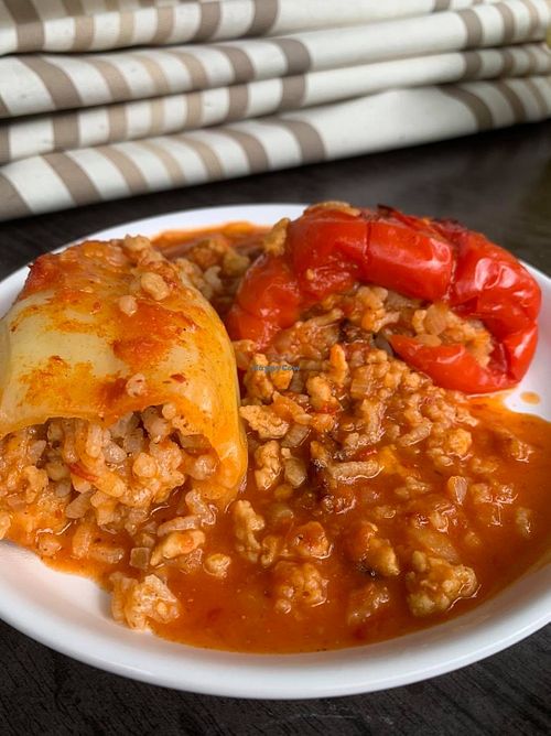 stuffed peppers at Vida Superior in Piendamo