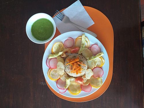 rice bowl at Vida Superior in Piendamo