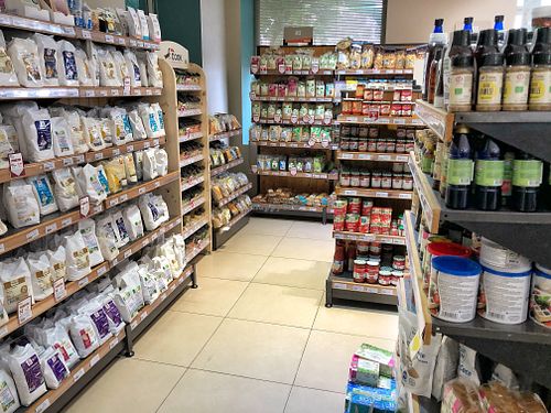 Inside at La Vie Claire in Rabat