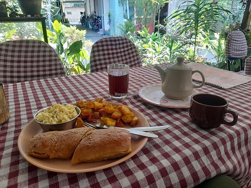  at Tara's Vegetarian Restaurant in Pokhara