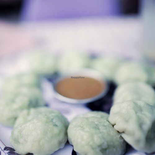 Vegan momo  at Tara's Vegetarian Restaurant in Pokhara