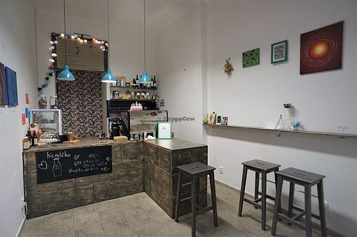 interior at MoMo Veg Cafe  in Prague