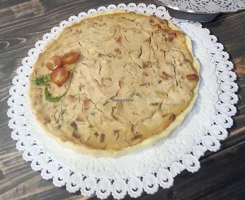 Quiche Lorraine at MoMo Veg Cafe  in Prague