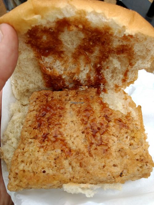 vegan lorne, dont look pretty, but tasty. at Breakfast Brunch and Lunch in Edinburgh