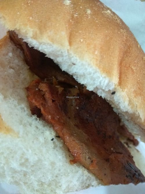 Sgaia Mheat "Bacon" roll at Breakfast Brunch and Lunch in Edinburgh