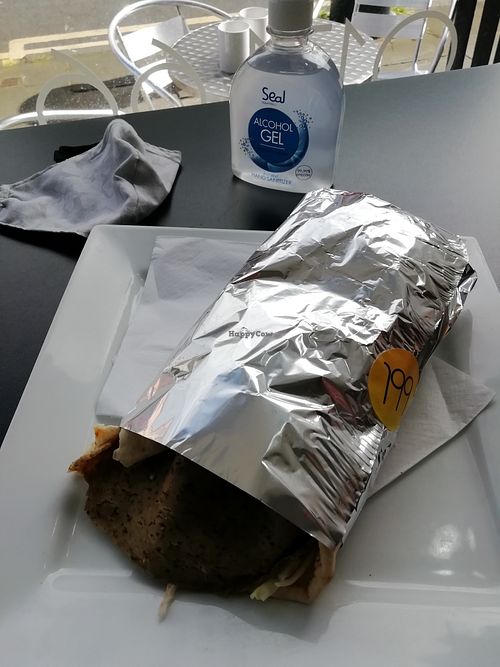 Vegan kebab at Breakfast Brunch and Lunch in Edinburgh