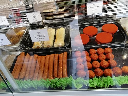Counter - sausage rolls, burgers, sausages, meatballs at Breakfast Brunch and Lunch in Edinburgh
