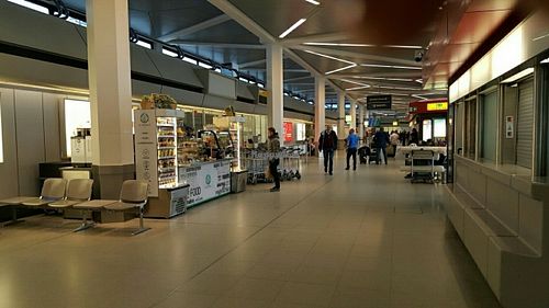 between gates A12 and 13  at TXL - In.tegrale - TA in Berlin