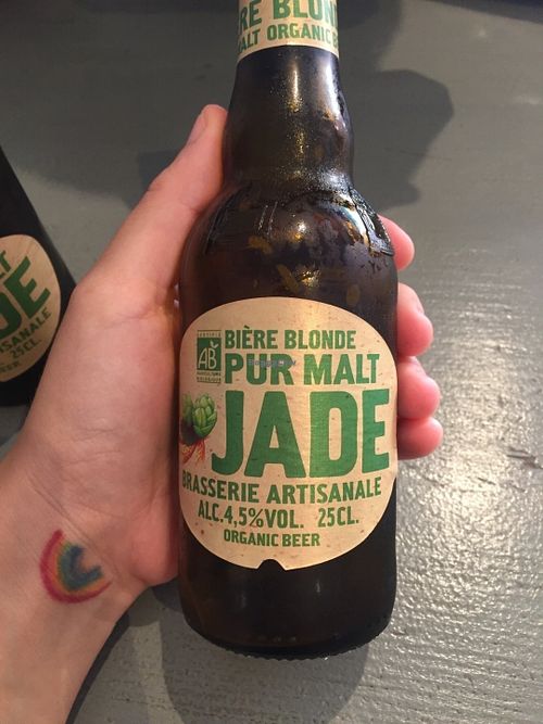 Great organic Beer at Caju in Nice