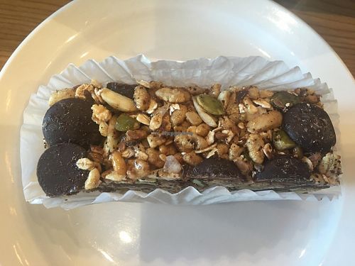 Granola bar sweetened with brown rice syrup at Coffee Plant Roaster in Eugene