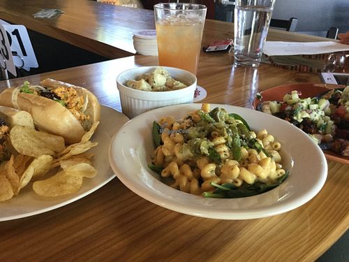 Fantastic food at Of Roots and Blooms - Pop-up in Portland