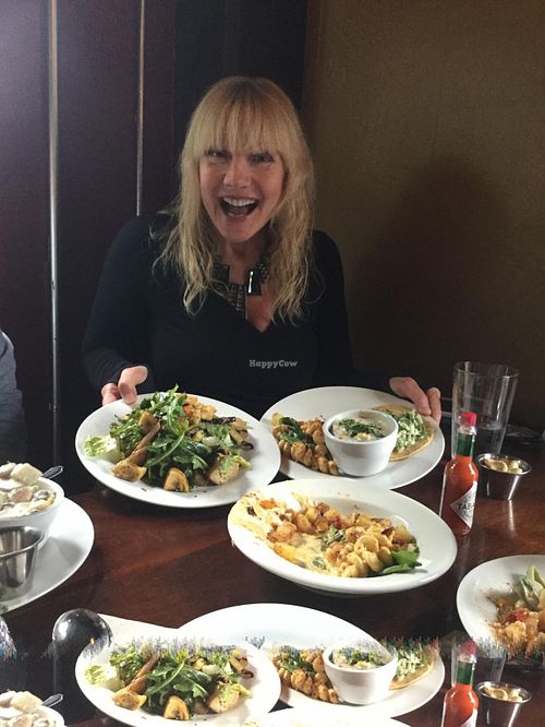 A lotta food at Of Roots and Blooms - Pop-up in Portland