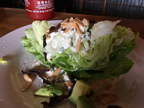 Wedge salad at Of Roots and Blooms - Pop-up in Portland