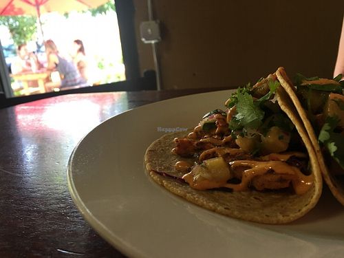 Tropical tacos at Of Roots and Blooms - Pop-up in Portland