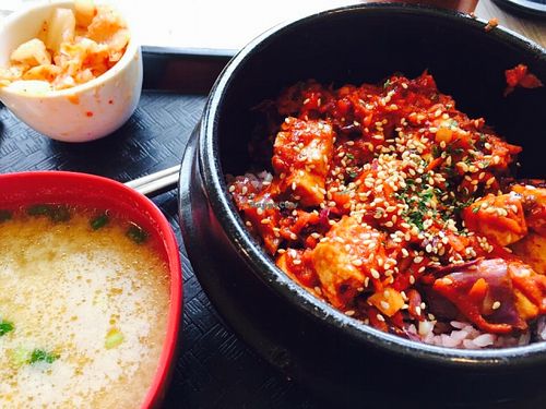 Koren BBQ tofu at A Cup of Peace in Boulder