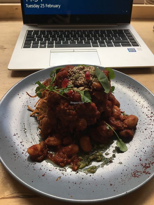 GF VE hash brown stack at Idle Hands in Manchester