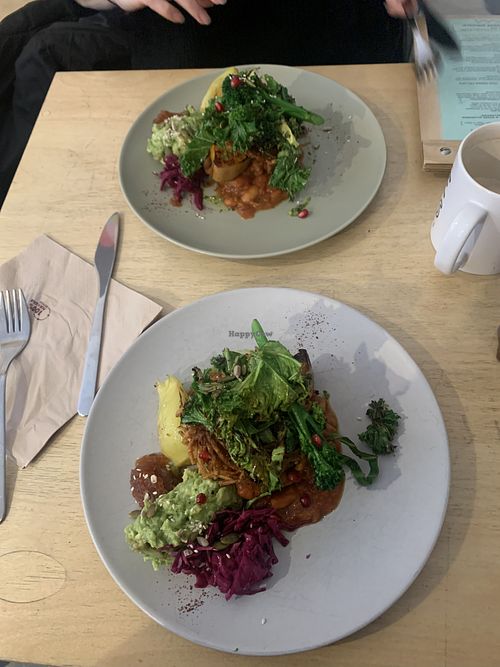 Vegan fry up (gf)  at Idle Hands in Manchester