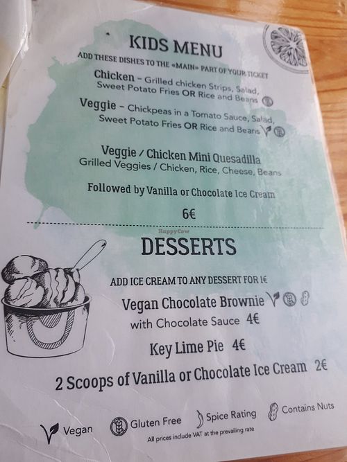 Menu at Beats & Burritos in Lagos
