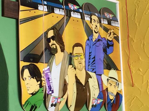 poster at Beats & Burritos in Lagos