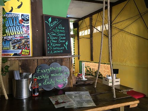 inside  at Beats & Burritos in Lagos