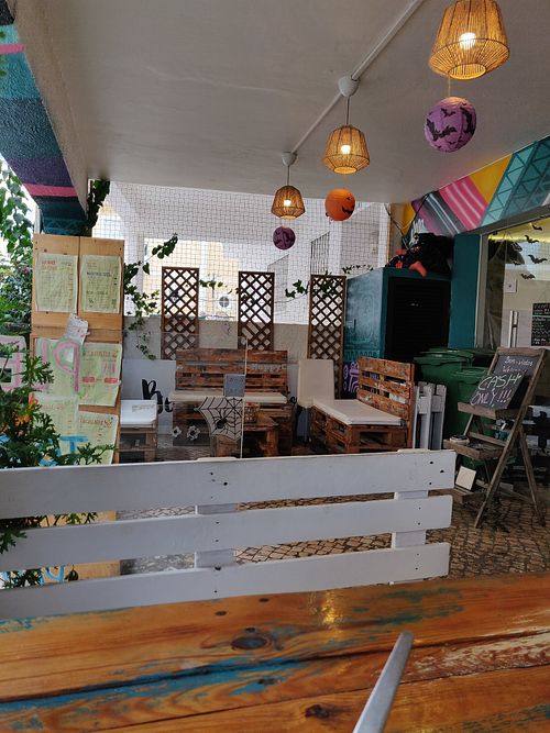 Terrace at Beats & Burritos in Lagos