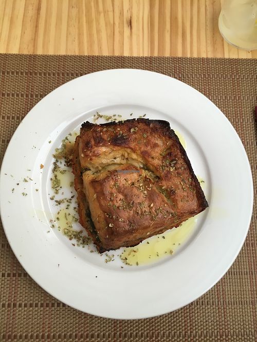 Vegan lasagna  at Al-Laurel in Granada