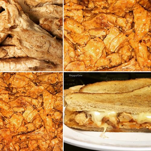 Pop-up weekend special: vegan buffalo chikn panini at Jolly Beans Cafe in Henderson