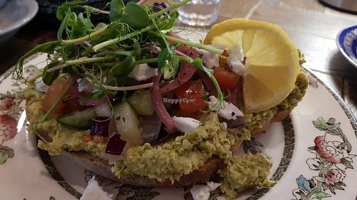 Pea Hummus at Mrs Atha's in Leeds