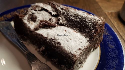 Vegan Brownie at Mrs Atha's in Leeds