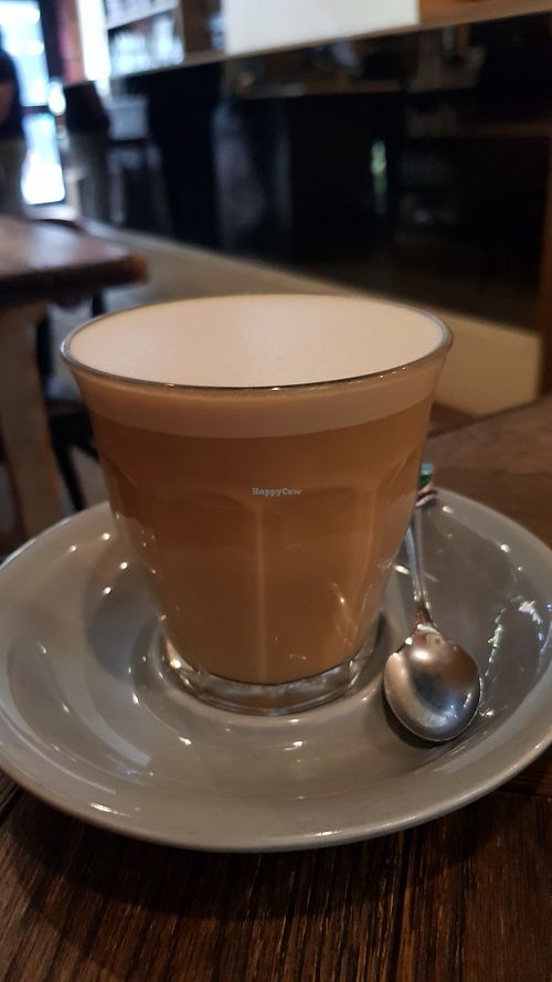 Decaf oat latte at Mrs Atha's in Leeds
