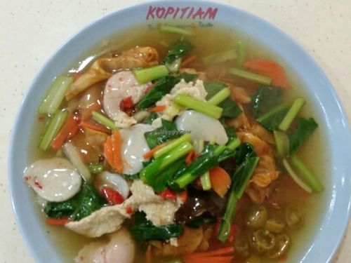 Hor Fun noodle at Singapore General Hospital - Vegetarian Stall in Central Singapore