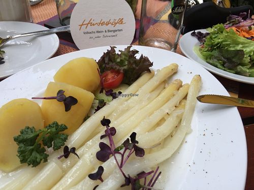 Asparagus salad  at Hinterhoefle in Volkach