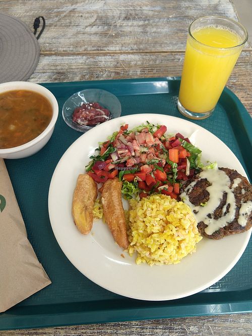 Meal of the day September 2024 at Veggie Life in Medellin