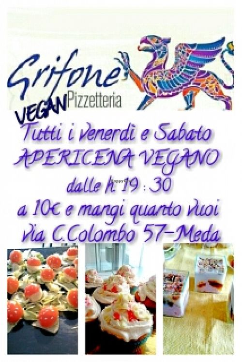 apericena ogni fine settimana  at Il Grifone Vegan in Meda