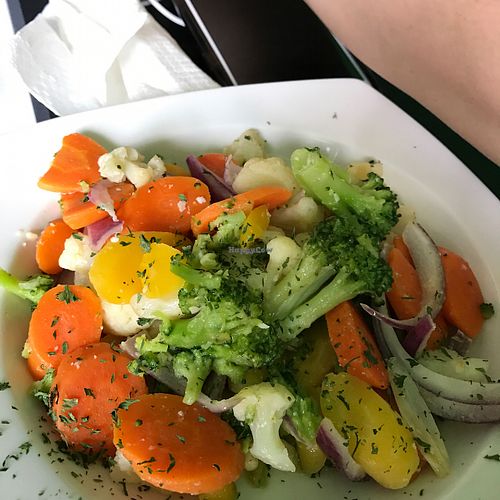 vegetales salteados - flavorful vegetables at La Morena Bar and Restaurant in Lares