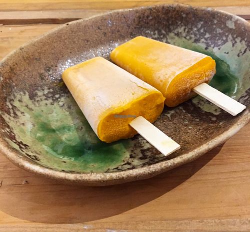 mango popsicles at La Studio in Hanoi
