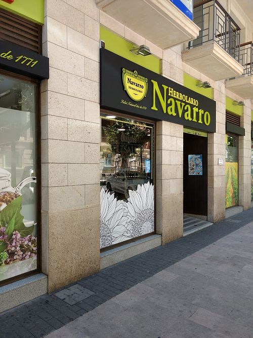 ootside at Herbolario Navarro in Denia