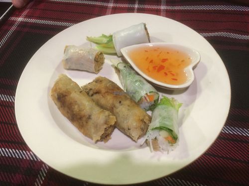 spring rolls at An Lac Chay - Hoan Kiem in Hanoi