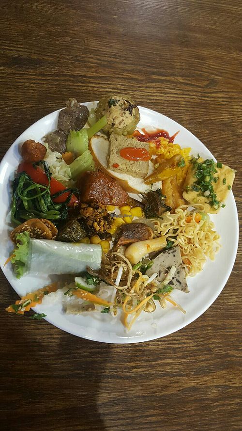 Vegan pate was good! at An Lac Chay - Hoan Kiem in Hanoi