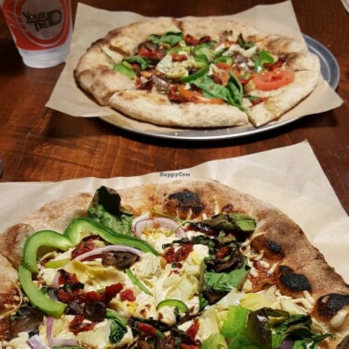 Vegan Pizzas on Wheat Dough  at Your Pie in Mesa
